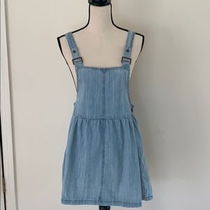 Forever21 Denim Overall Dress